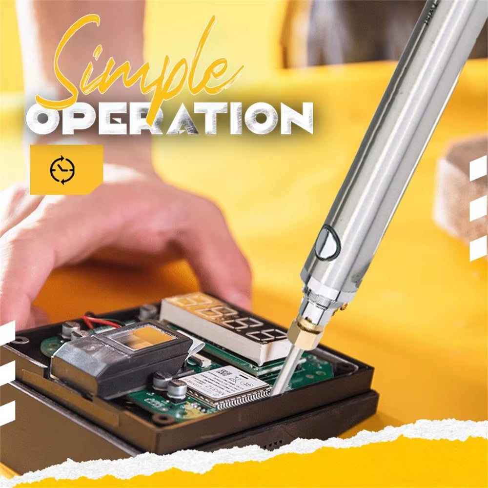 PrecisionPro 510 USB Mini Soldering Iron – Portable, Battery-Powered Tool for Jewelry Repair & Precision Work