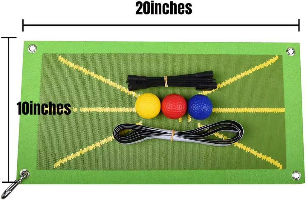 SwingPerfect Golf Training Mat – Portable Swing Detection & Impact Tracing Aid for Better Golf Shots