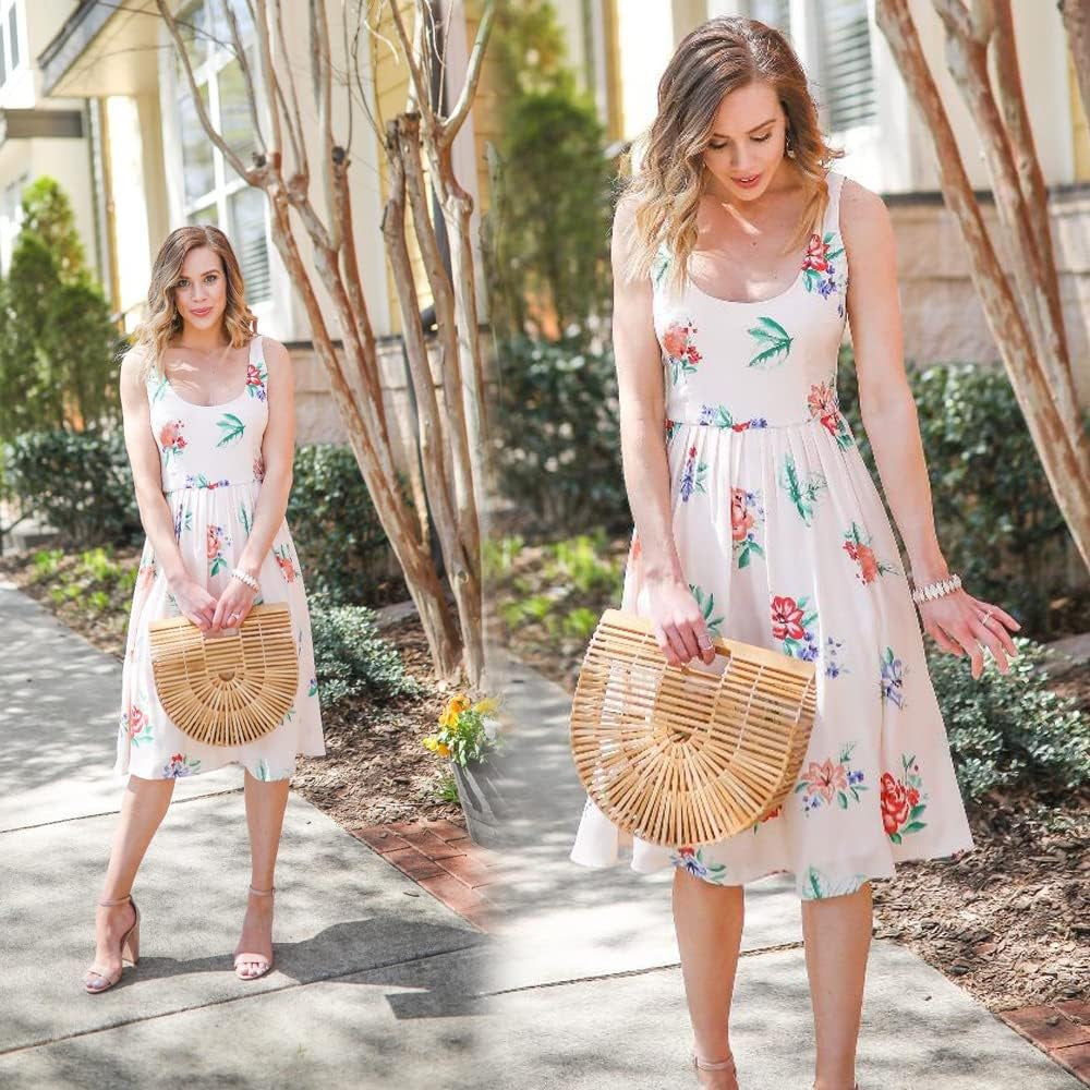 Womens Bamboo Handbag Handmade Large Tote Bag